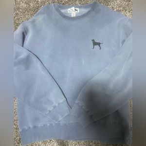 the black dog gray crewneck oversized